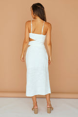 Be My Hero Maxi Dress White