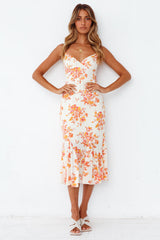 Coastal Sunrise Midi Dress