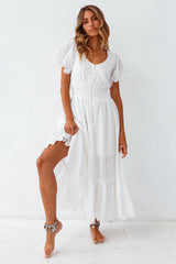 Chania Maxi Dress White