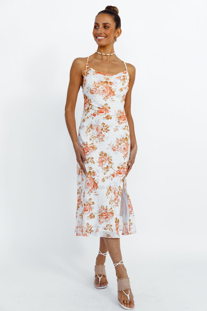 Pocket Of Gold Midi Dress