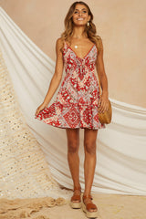Jericho Dress Red